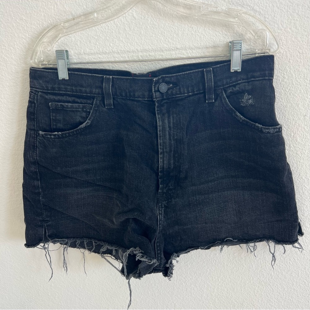 BDG Black Jean Shorts Girlfriend High Rise